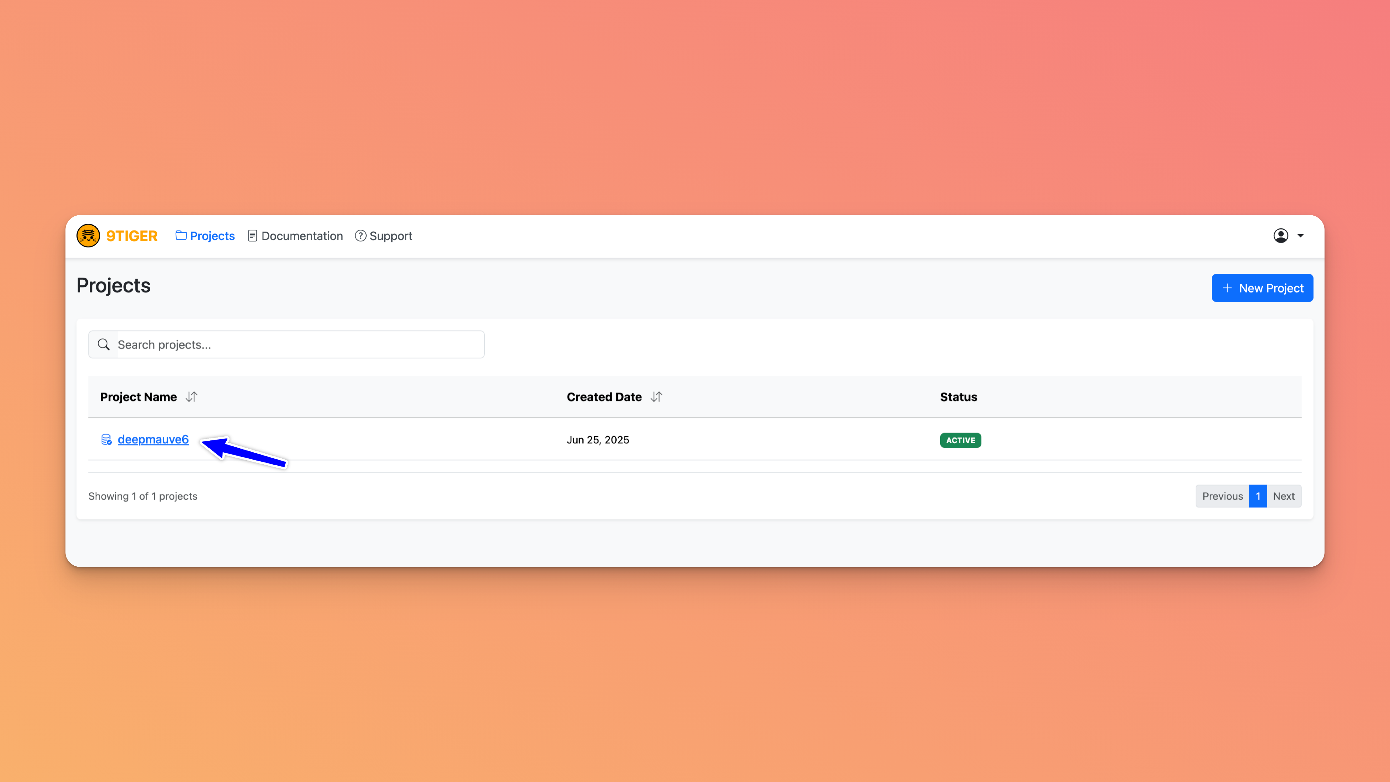 Select Project