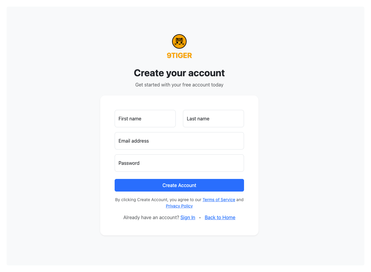 Sign Up Form